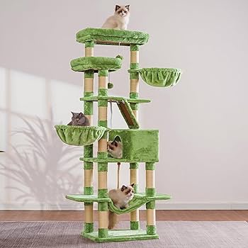 Amazon.com : Heybly Cat Tree, 68 inch Multi-Level Cat Tower